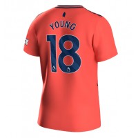 Everton Ashley Young #18 Vonkajší futbalový dres 2023-24 Krátky Rukáv